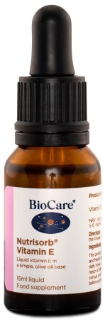 Miniatyrbild BioCare Nutrisorb E-vitamin, 15 ml