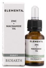 Miniatyrbild Bioearth Elementa Niacinamide 10% + Zinc 1% Booster, 15 ml