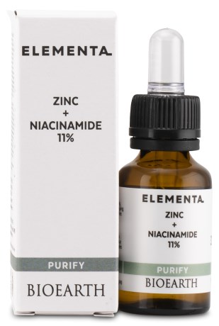 Miniatyrbild Bioearth Elementa Niacinamide 10% + Zinc 1% Booster, 15 ml