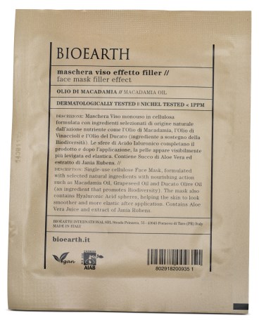 Miniatyrbild Bioearth Sheetmask Filler Effect, 1 st
