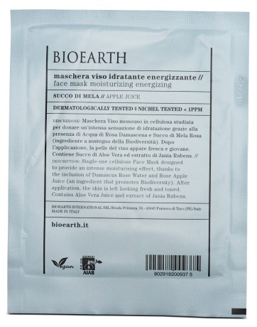 Miniatyrbild Bioearth Sheetmask Moisturizing Energizing, 1 st
