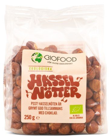 Miniatyrbild Biofood Hasselntter EKO, 250 g