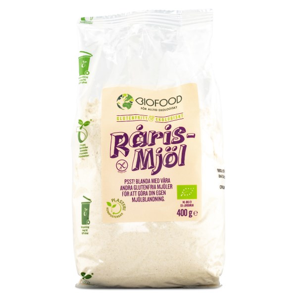 Biofood Rårismjöl 400 g