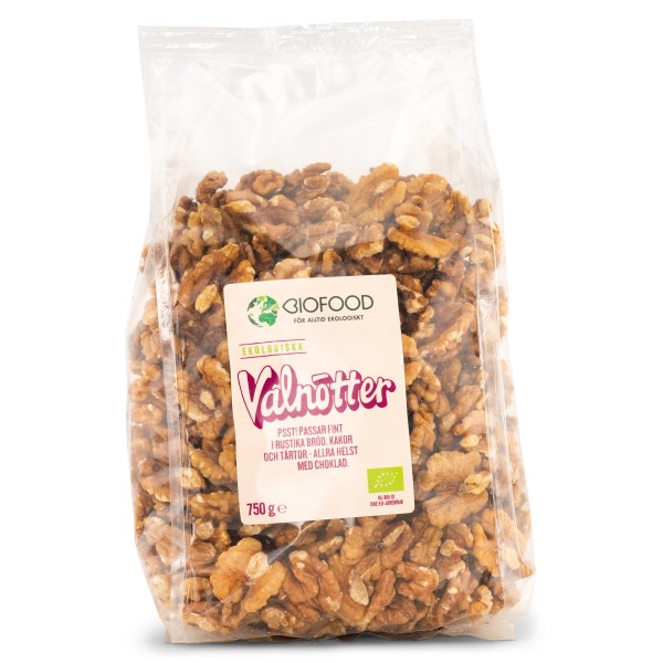 Biofood Valnötter EKO, 750 g