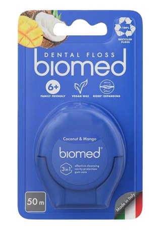 Miniatyrbild Biomed Tandtr�d, Mint & Yudzu, 50 m