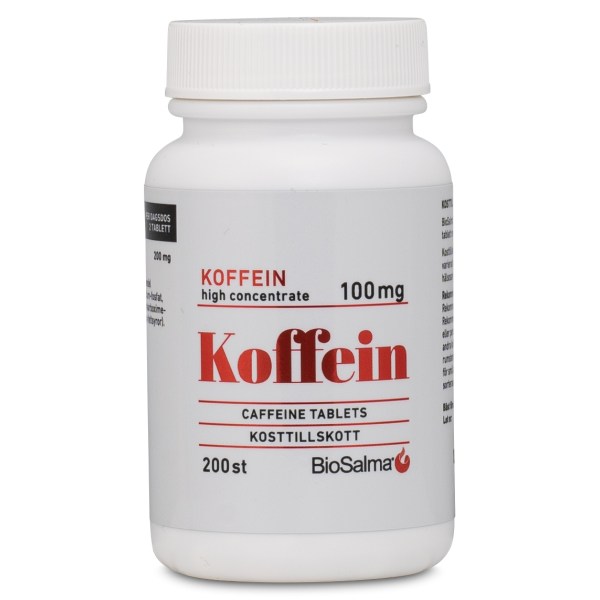 BioSalma Koffein 100 mg, 200 tabl