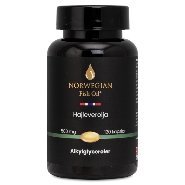 Biosan Hajleverolja NFO, 120 kaps