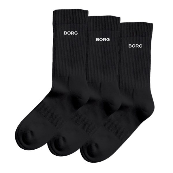 Björn Borg Essential Crew Socks 3 Pack, 39-42, Multipack 2