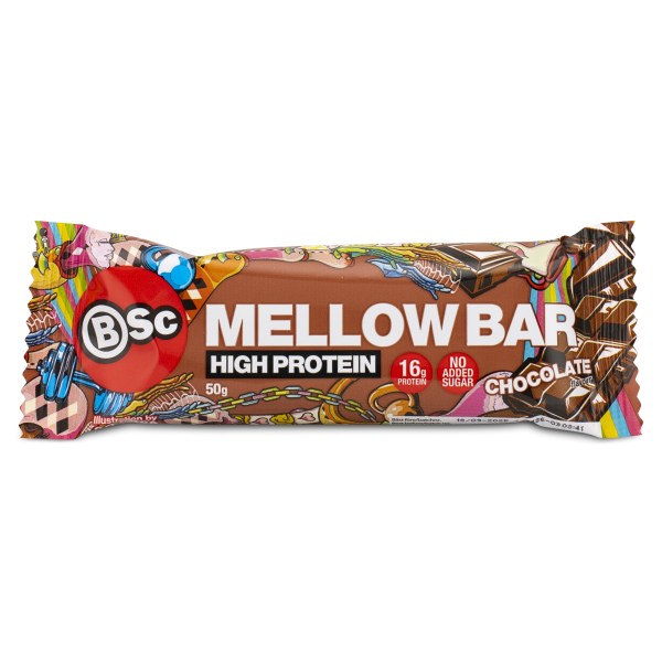 BSc Mellow Bar, Chocolate, 50 g