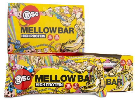 Miniatyrbild BSc Mellow Bar, Banana, 12-pack