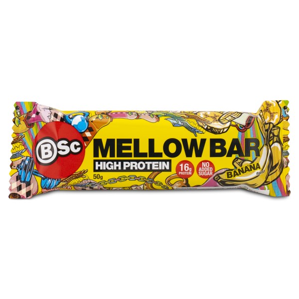 BSc Mellow Bar, Banana, 50 g