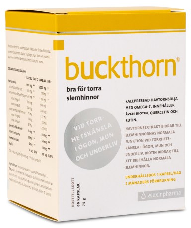 Miniatyrbild Elexir Pharma Buckthorn Kapslar, 60 kaps