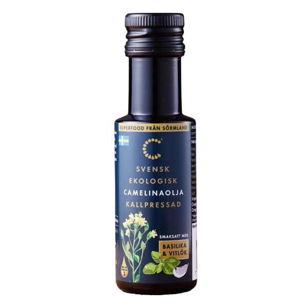 Camelina Camelinaolja Krav Basilika Vitlök, 100 ml