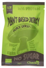 Miniatyrbild Cherky Foods Plantbased Jerky Eco, Black Garlic & Coffee, 30 g
