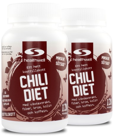 Miniatyrbild Healthwell Chili Diet, 240 kaps