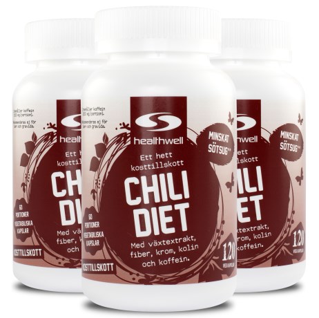 Miniatyrbild Healthwell Chili Diet, 360 kaps