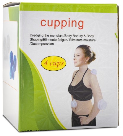 Miniatyrbild China Dragon Massagekoppar i Silikon, 4-Set