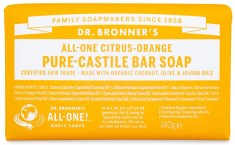 Miniatyrbild Dr Bronner Pure Castile Bar Soap Citrus, 140 g