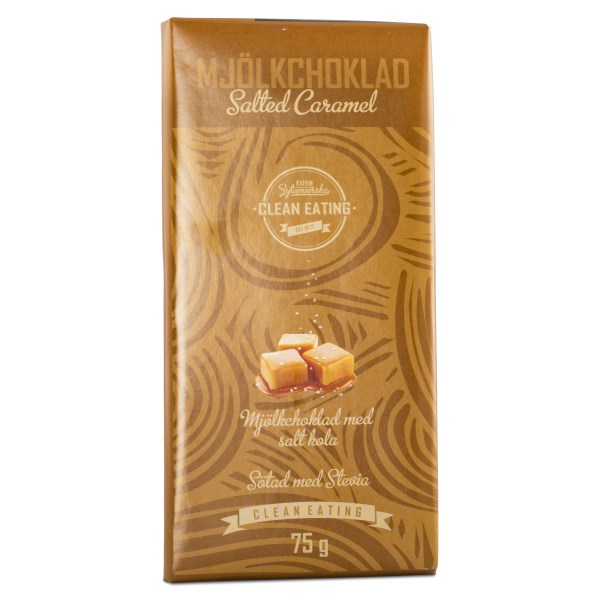 Clean Eating Mjölkchoklad 75 g Saltad Karamell