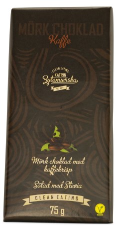 Miniatyrbild Clean Eating M�rk Choklad, 75 g, Apelsin