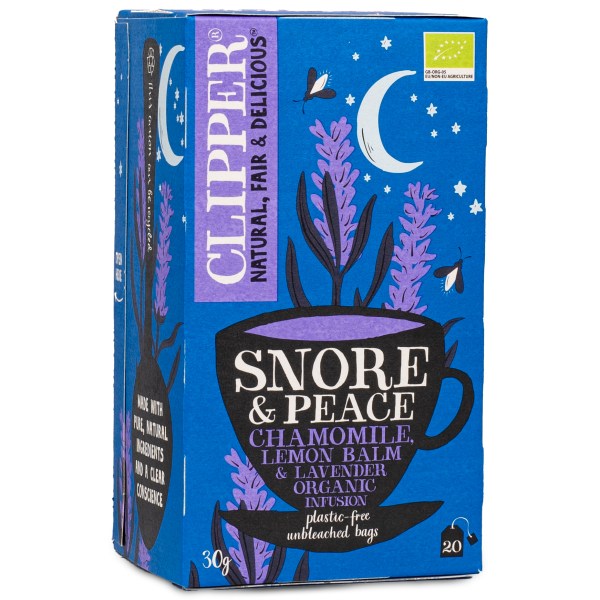 Clipper Tea Snore & Peace Infusion Tea EKO, 20 påsar