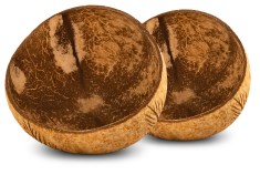 Miniatyrbild Coco mama Coconut Bowl Palm Leaf, 2-pack