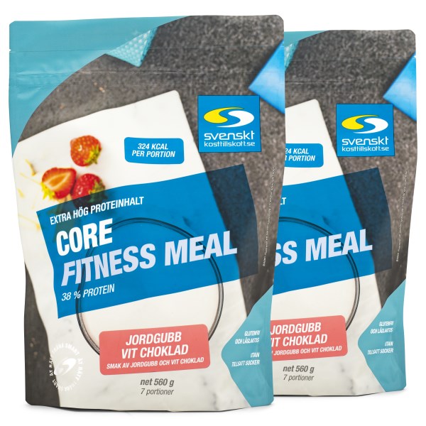 Core Fitness Meal 1,12 kg Jordgubb vitchoklad