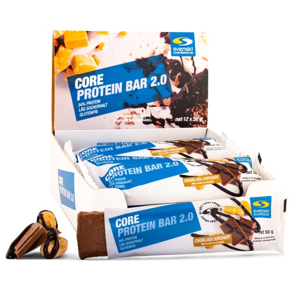 Core Protein Bar 2.0 Choklad/Jordnöt 12-pack
