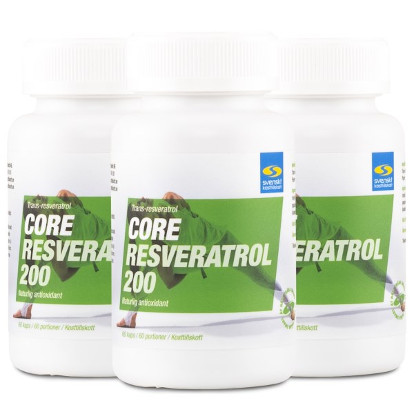 Core Resveratrol 200, 180 kaps