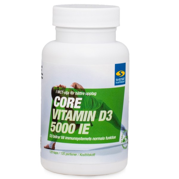 Core Vitamin D3 5000 IE, 120 kaps