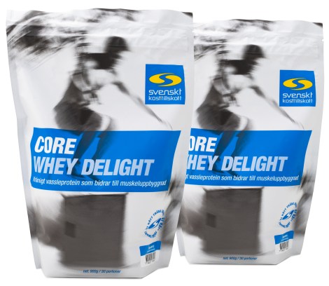 Miniatyrbild Core Whey Delight, Strawberry, 1800 g