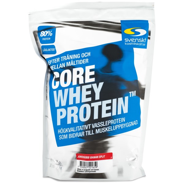 Core Whey Protein Jordgubb Banan Split 1 kg