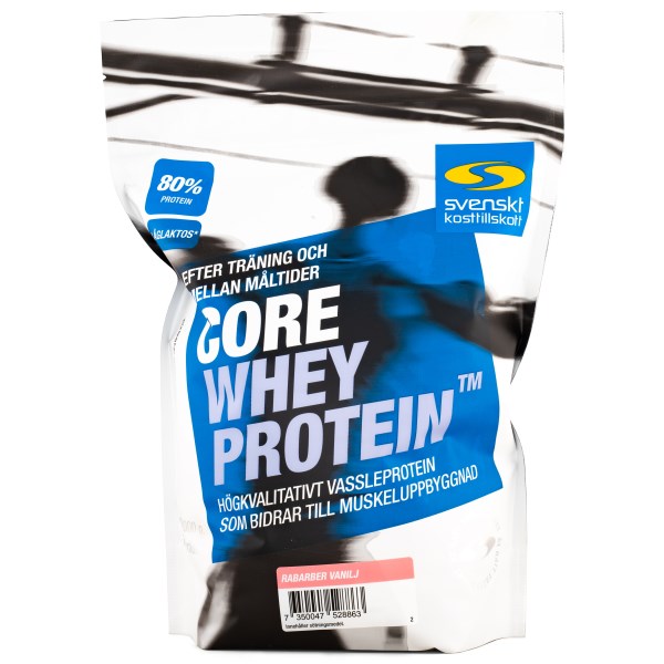 Core Whey Protein Rabarber/Vanilj 1 kg