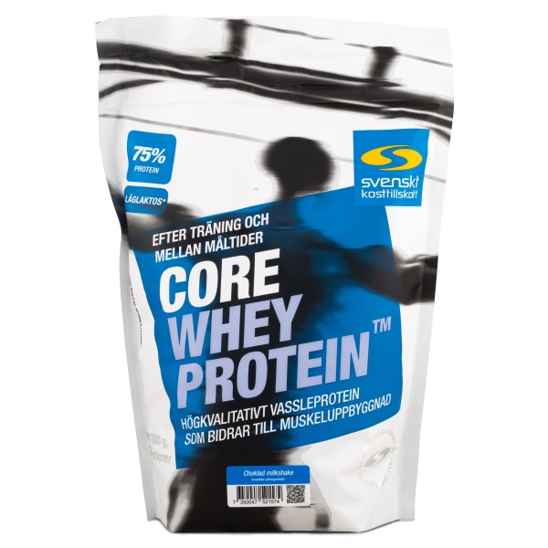 Core Whey Protein, Choklad Milkshake, 1 kg