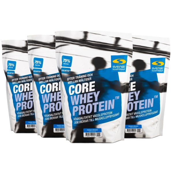 Core Whey Protein, Choklad Milkshake, 4 kg