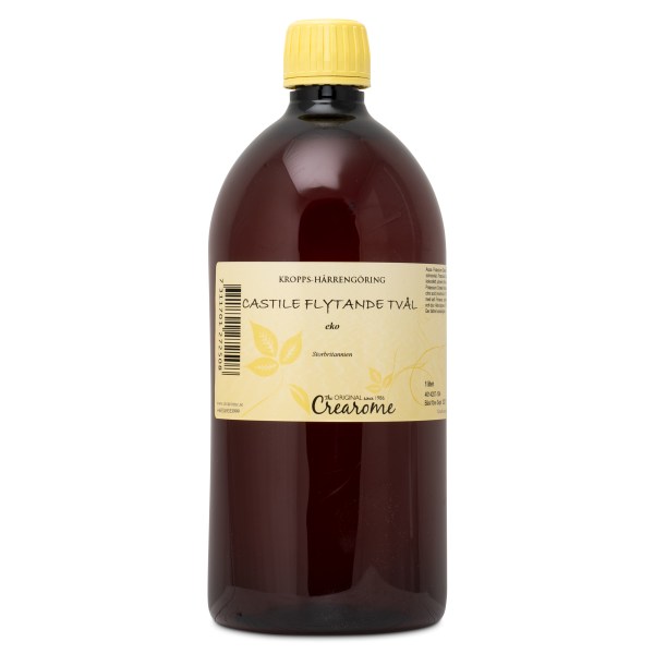 Crearome Castile Flytande Tvål Eko, 1 L