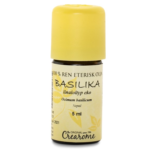 Crearome Eterisk Olja Basilika, 5 ml