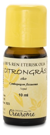 Miniatyrbild Crearome Eterisk Citrongr�solja EKO, 10 ml