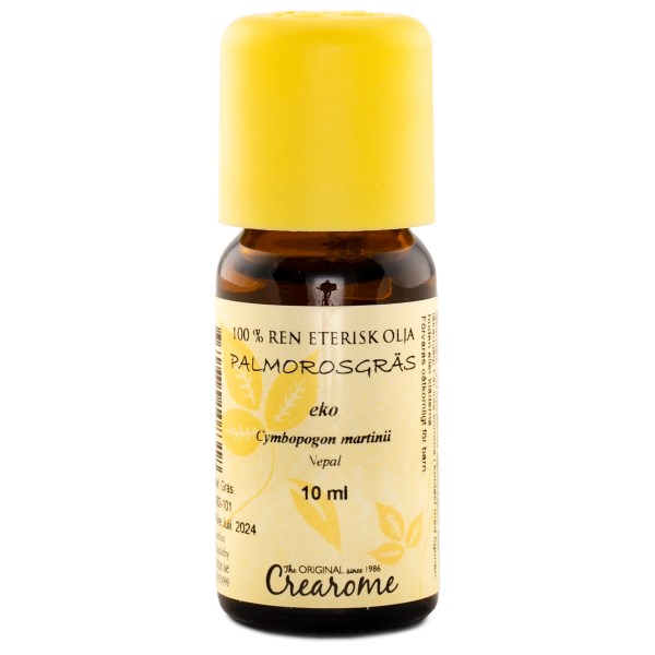 Crearome Eterisk Olja Palmorosgräs Eko, 10 ml