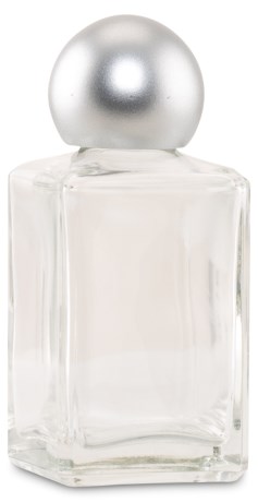 Miniatyrbild Crearome Glasflaska Fyrkantig Klar, 30 ml