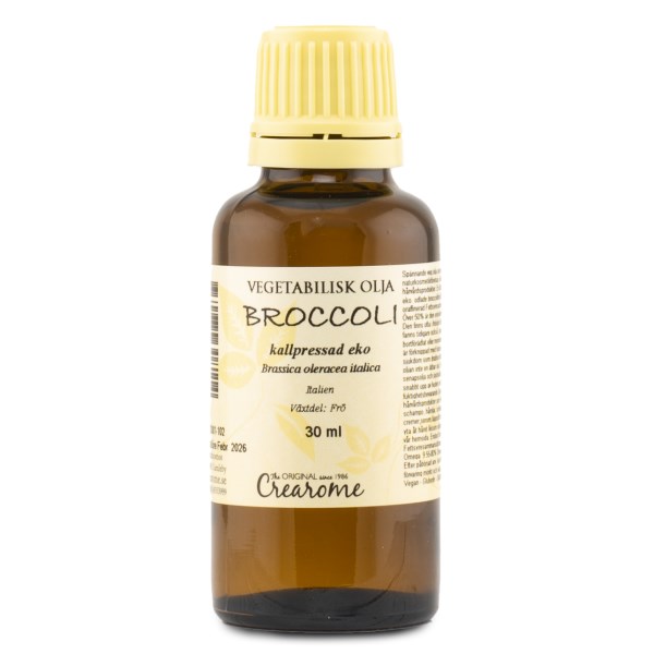 Crearome Kallpressad Broccoliolja Eko, 30 ml
