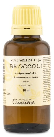 Miniatyrbild Crearome Kallpressad Broccoliolja Eko, 30 ml