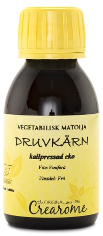 Miniatyrbild Crearome Kallpressad Druvk�rnolja EKO, 100 ml