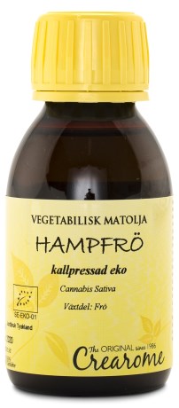 Miniatyrbild Crearome Kallpressad Hampfr�olja EKO, 100 ml