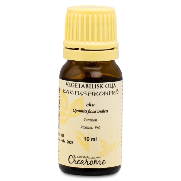 Crearome Kallpressad Kaktusfikonfrö Olja Eko, 10 ml