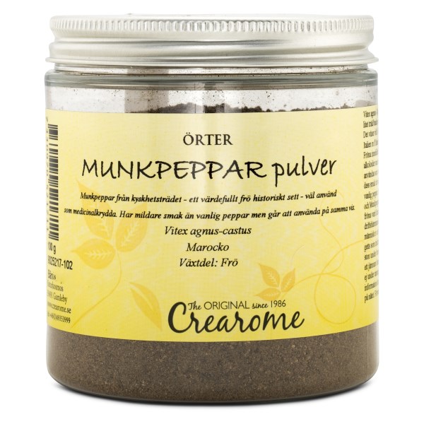 Crearome Munkpeppar Pulver 100 g