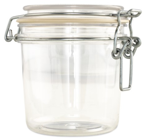 Miniatyrbild Crearome PET-burk med syltlock, 350 ml, Klar