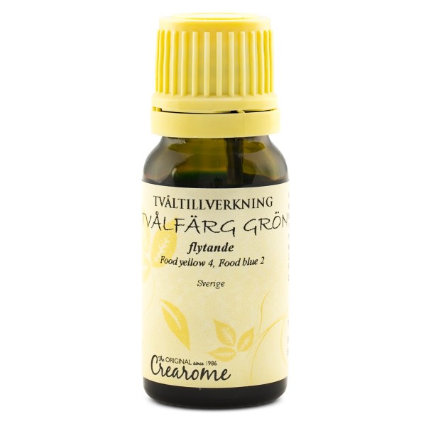 Crearome Tvålfärg Flytande, 10 ml, Grön