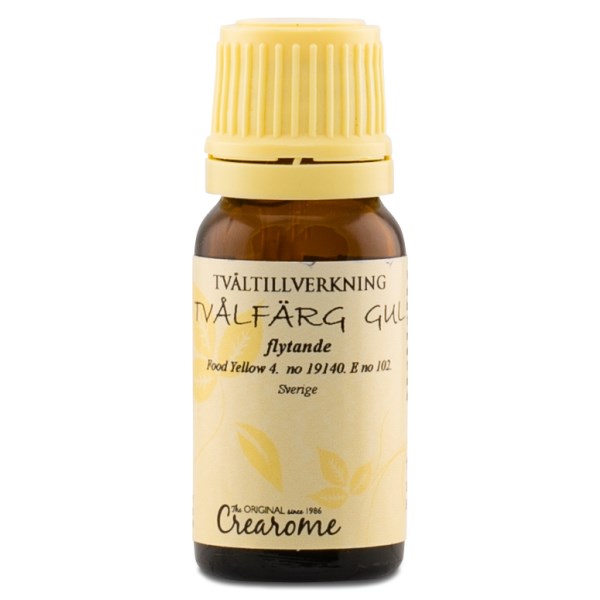 Crearome Tvålfärg Flytande, 10 ml, Gul