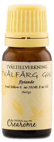 Miniatyrbild Crearome Tv�lf�rg Flytande, 10 ml, Gul